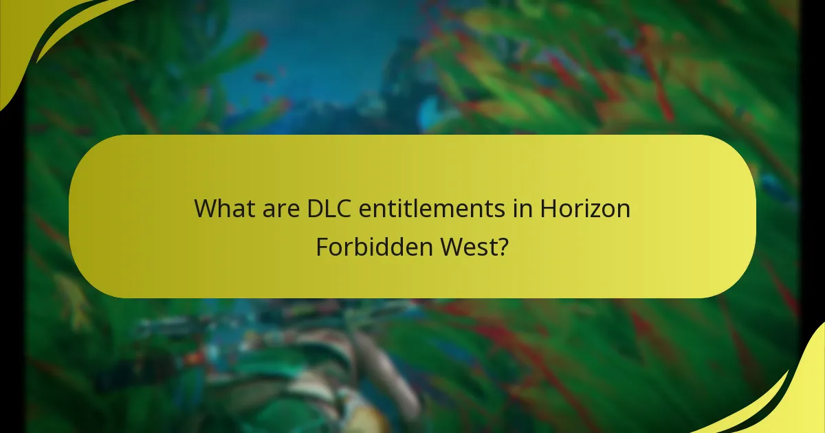 What key concepts should I know about Horizon Forbidden West DLC?