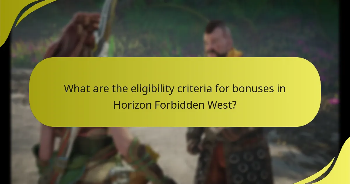 What is the claim process for bonuses in Horizon Forbidden West?